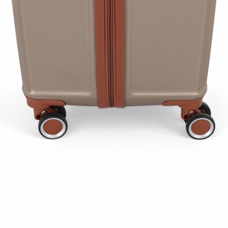 أفياتور طقم حقائب سفر دبش عروسة - مكون من 5قطع يشمل  -بكفرات دبل صامتة - ماركة AVIATOR - Image 5